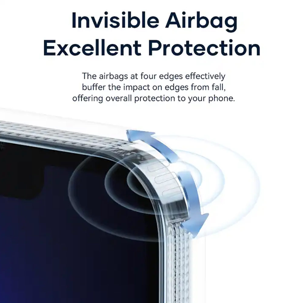 Picture of Apple iPhone 15 Plus 6.7 Case | Rock Pure Series Protection Magnetic Case Magsafe Compatible for iPhone 15 Plus 6.7 (Clear)