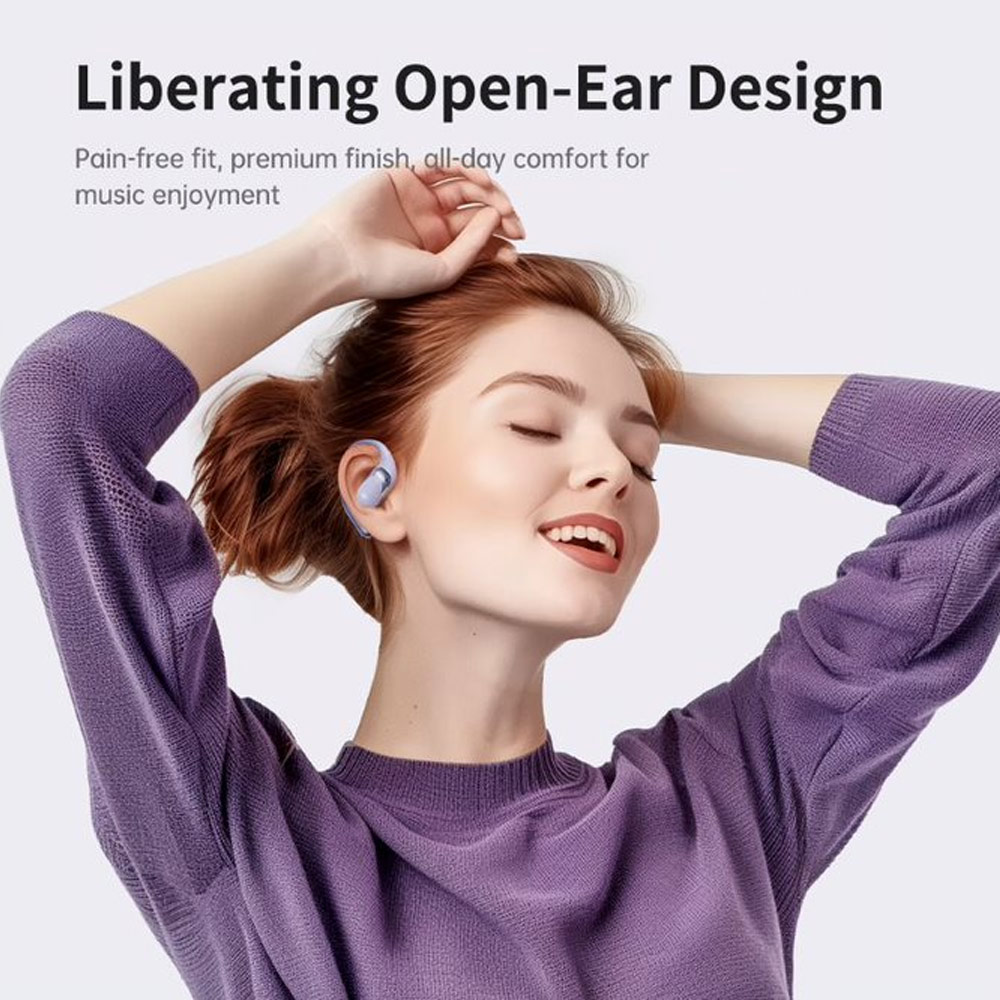 Picture of Rock X911 OWS Bluetooth Earphones Open Ear Comfort Hook Design Earphone Music Call Noise Cancellation (Gold Shin Chan)