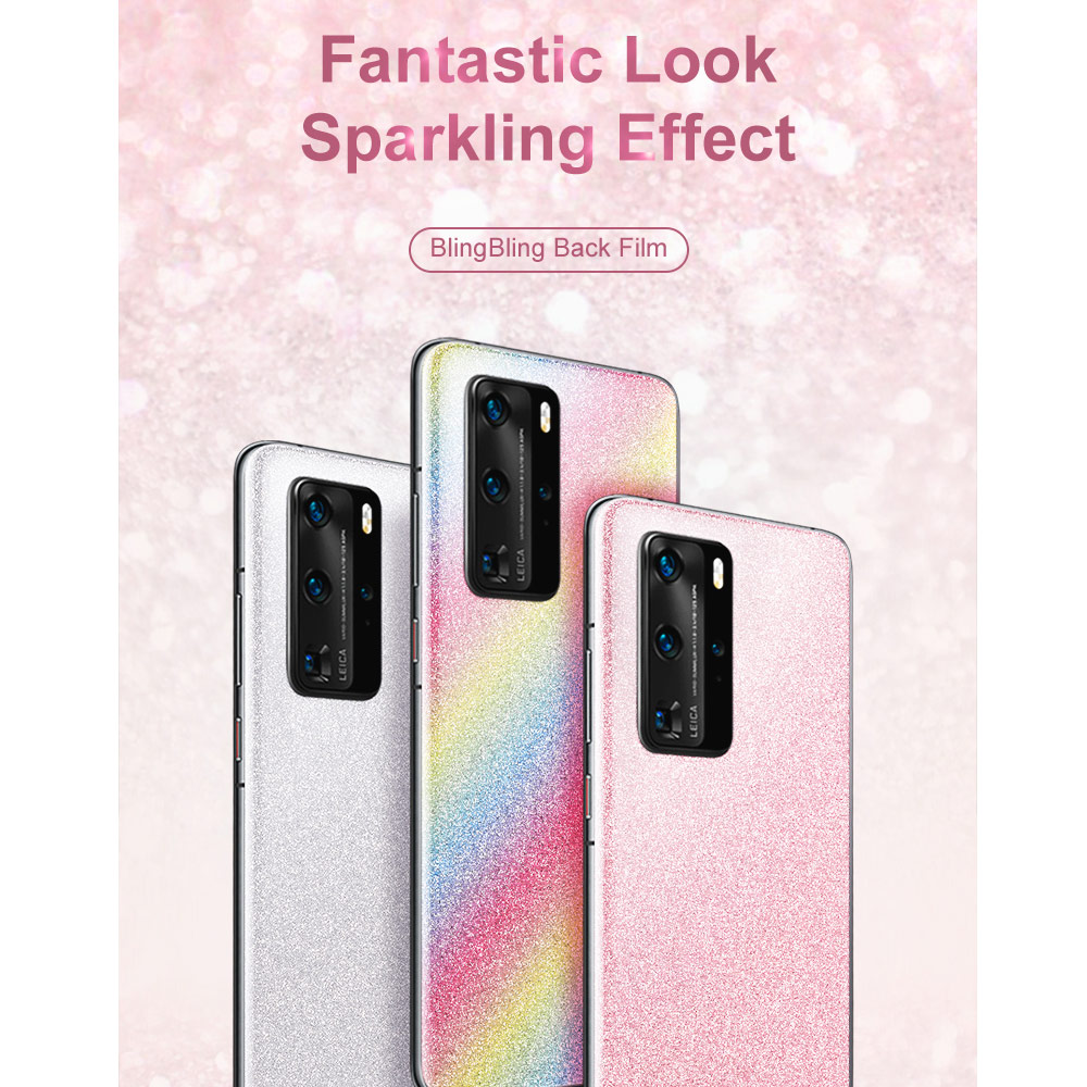 Picture of Apple iPhone 11 6.1  | Rock Space Custom Made for All Phone Model Bling Bling Series Back Film Protector Sticker for Any Phone Model (Rainbow)