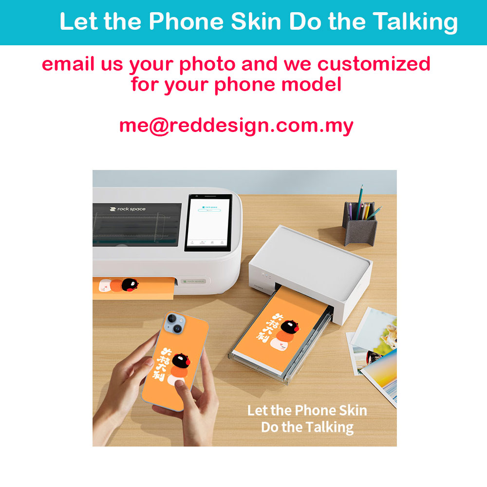 Picture of Rock Space DIY 自定 定制 设计 手机背膜 贴纸 DIY Customize High Quality Print Phone Skin Sticker for Multiple Phone Model with Multiple Photo Images Gallery or with Own Phone Text (Pattern Space)