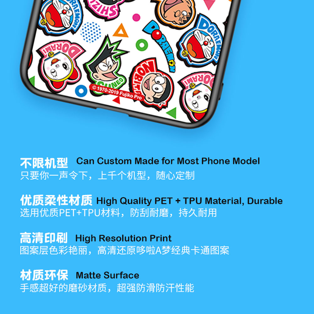 Picture of Apple iPhone 11 6.1  | Rock Space Custom Made for All Phone Model Doraemon Series Back Film Protector Sticker for Any Phone Model (Doraemon 001)