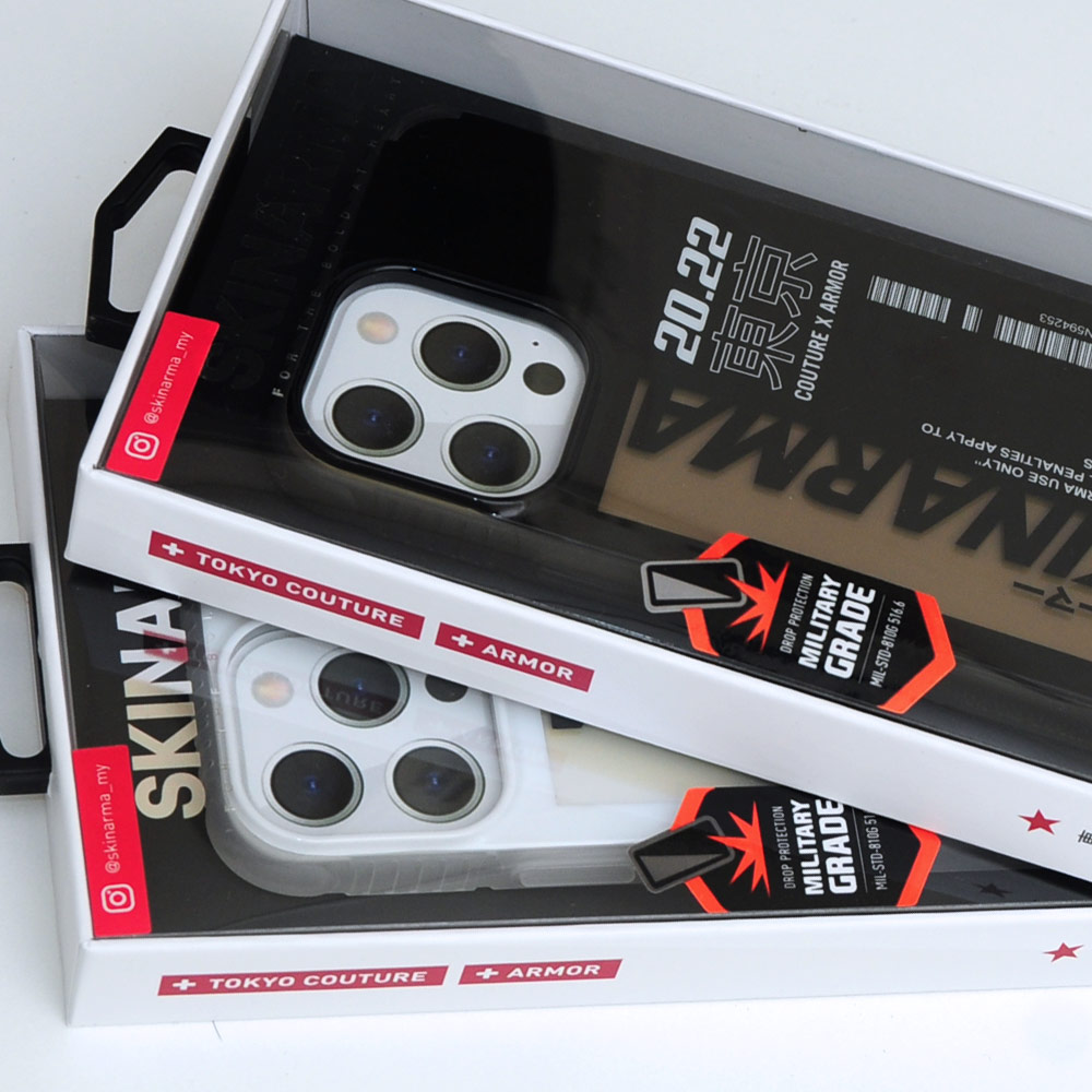 Picture of Apple iPhone 13 Pro 6.1 Case | Skinarma Garusu Series Drop Protection Case for Apple iPhone 13 Pro 6.1 (Black)