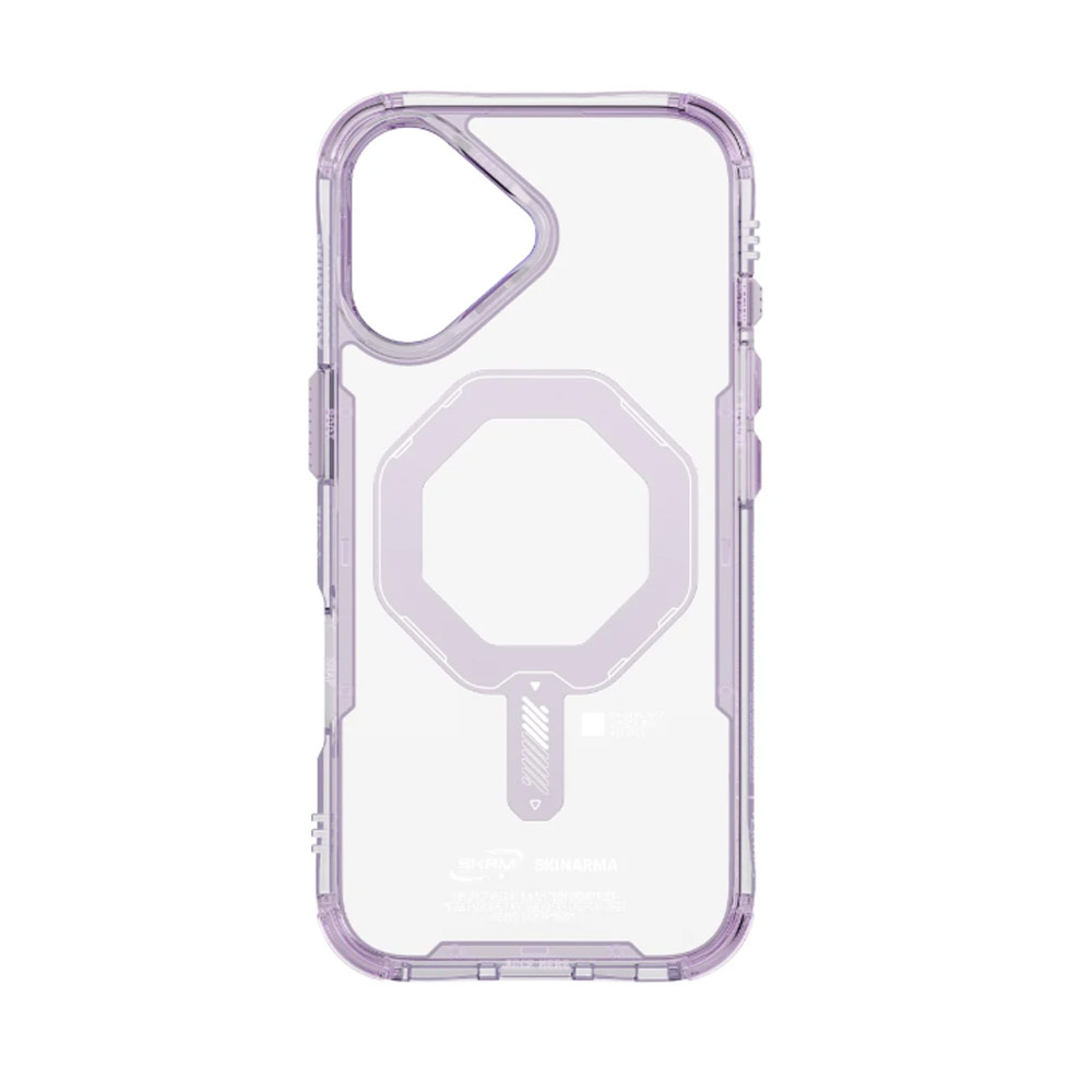 Picture of Apple iPhone 17 6.3 Case | Skinarma Saido Magcharge Drop Protection Case for iPhone 17 6.3 (Lilac)