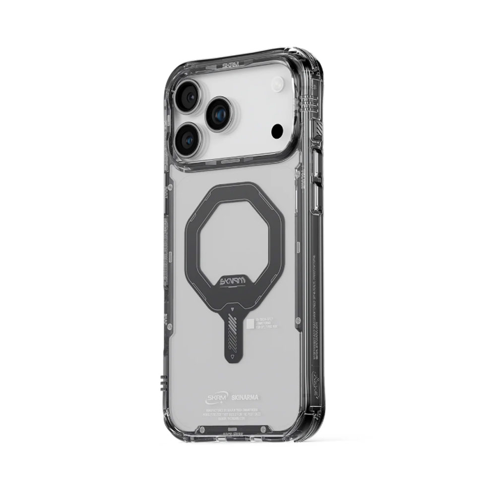 Picture of Apple iPhone 17 Pro Max 6.9 Case | Skinarma Saido Magcharge Drop Protection Case for iPhone 17 Pro Max 6.9 (Graphite)