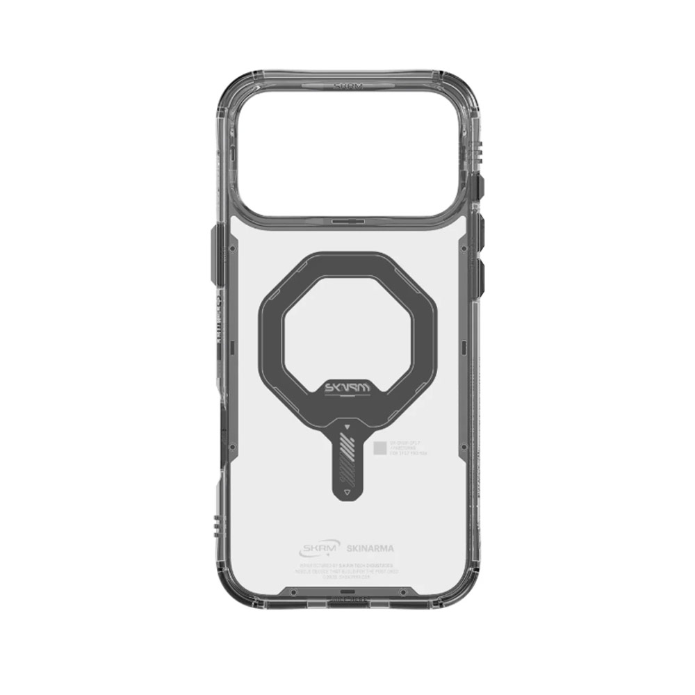 Picture of Apple iPhone 17 Pro Max 6.9 Case | Skinarma Saido Magcharge Drop Protection Case for iPhone 17 Pro Max 6.9 (Graphite)