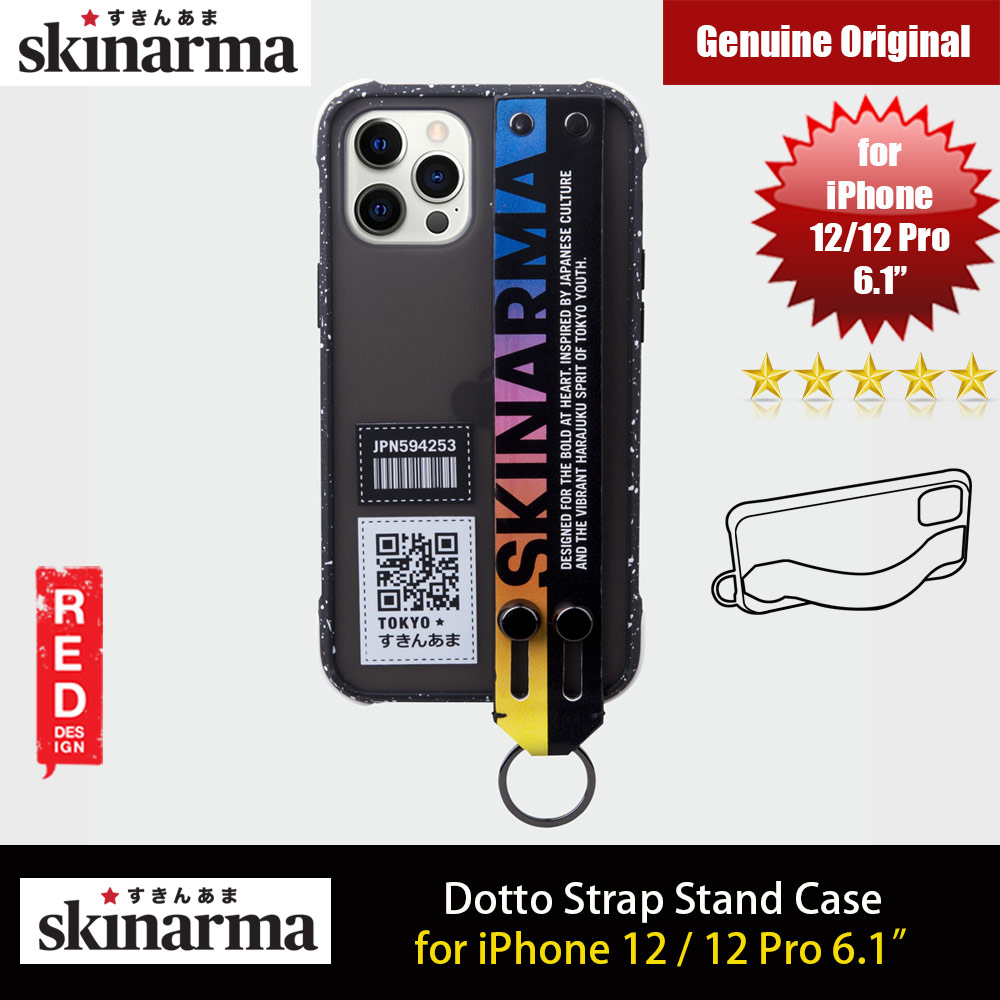 Picture of Skinarma Drop Protection Case with Strap for iPhone 12 Pro 6.1 (Dotto) Apple iPhone 12 6.1- Apple iPhone 12 6.1 Cases, Apple iPhone 12 6.1 Covers, iPad Cases and a wide selection of Apple iPhone 12 6.1 Accessories in Malaysia, Sabah, Sarawak and Singapore 