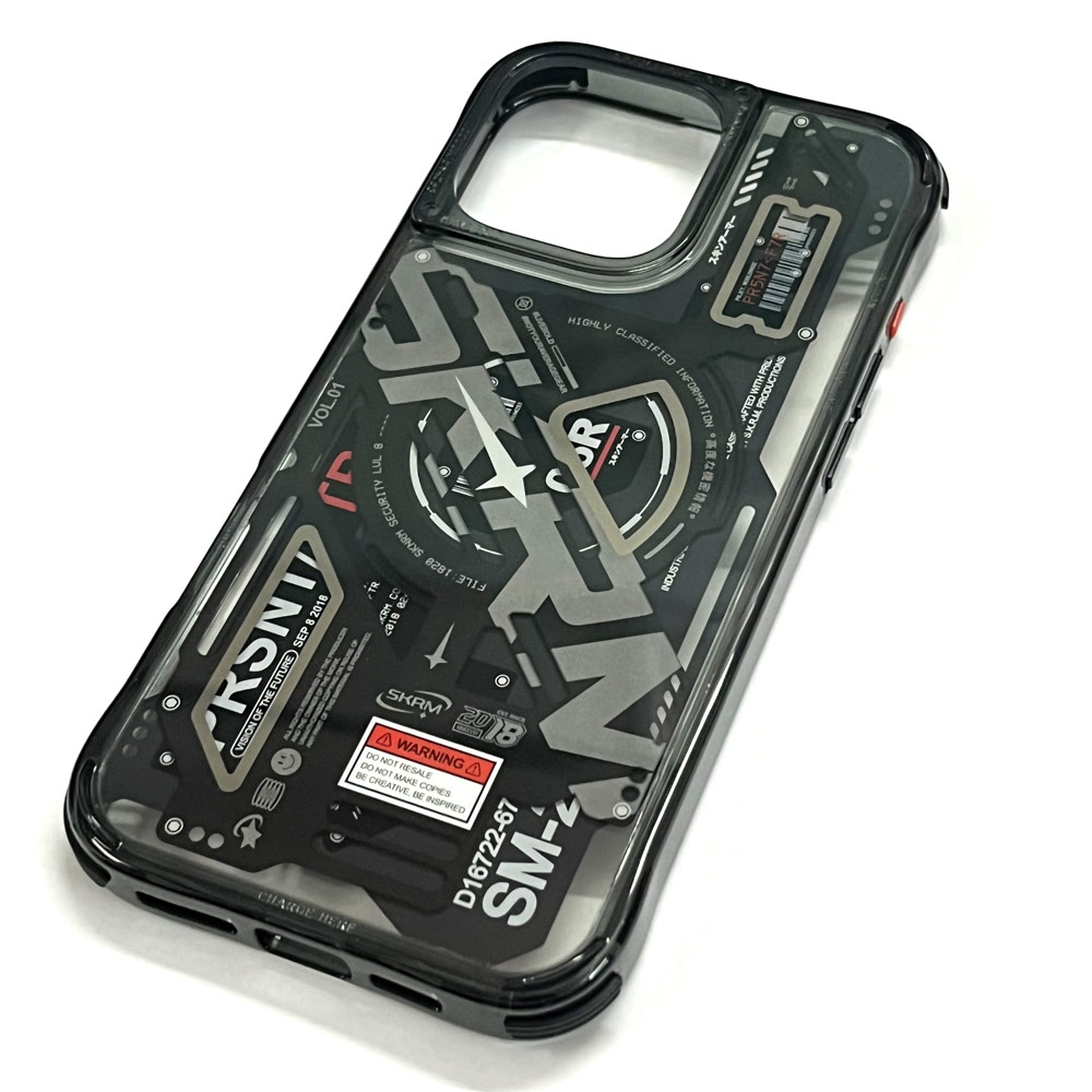 Picture of Apple iPhone 16 Pro 6.3 Case | Skinarma Ekho  Magnetic Charge Drop Protection Case for iPhone 16 Pro 6.3 (Black)