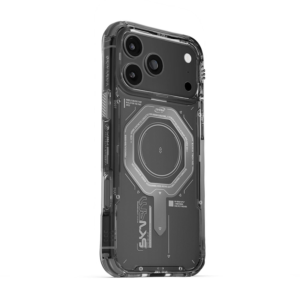 Picture of Apple iPhone 17 Pro Max 6.9 Case | Skinarma Magma Magcharge Drop Protection Case for iPhone 17 Pro Max 6.9 (Graphite)