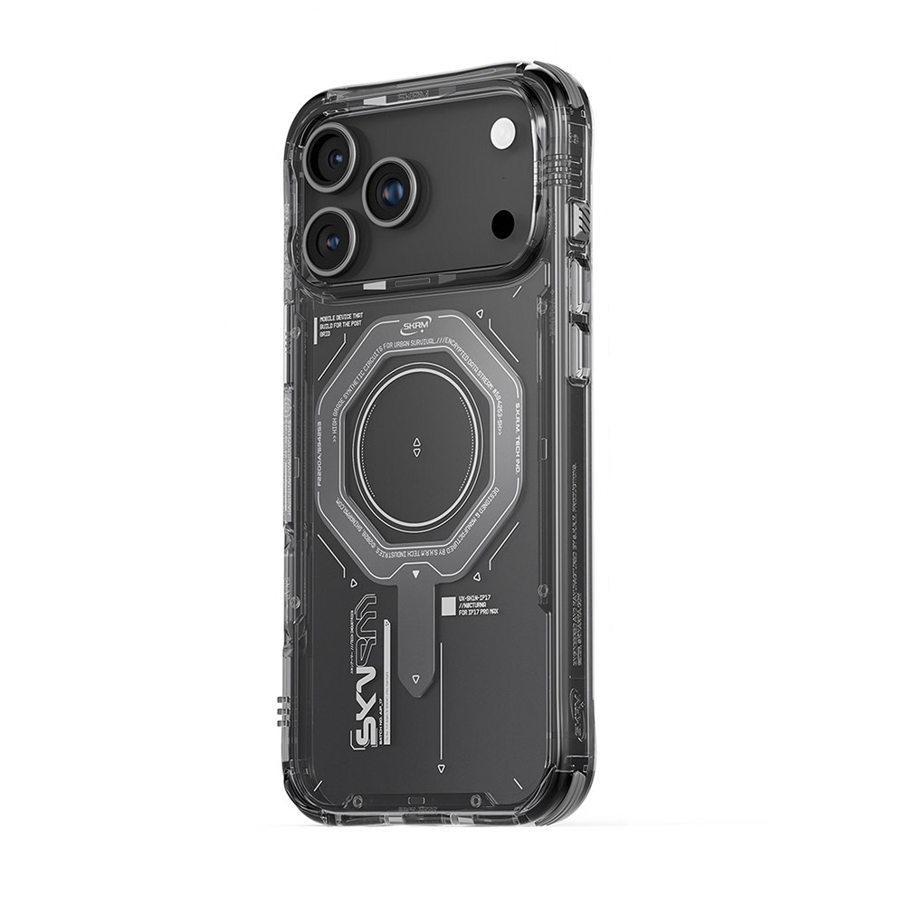 Picture of Apple iPhone 17 Pro Max 6.9 Case | Skinarma Magma Magcharge Drop Protection Case for iPhone 17 Pro Max 6.9 (Graphite)