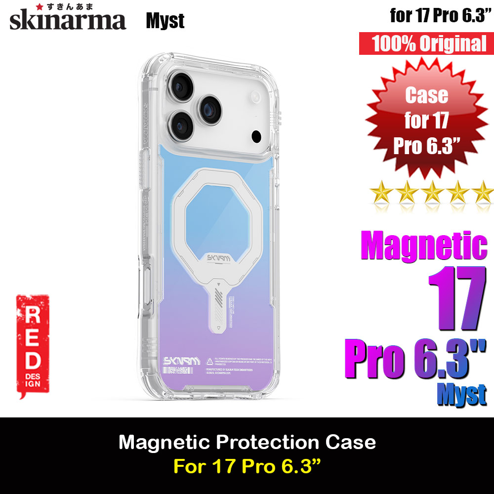 Picture of Skinarma Myst Magcharge Drop Protection Case for iPhone 17 Pro 6.3 (Hologram) Apple iPhone 17 Pro 6.3- Apple iPhone 17 Pro 6.3 Cases, Apple iPhone 17 Pro 6.3 Covers, iPad Cases and a wide selection of Apple iPhone 17 Pro 6.3 Accessories in Malaysia, Sabah, Sarawak and Singapore 