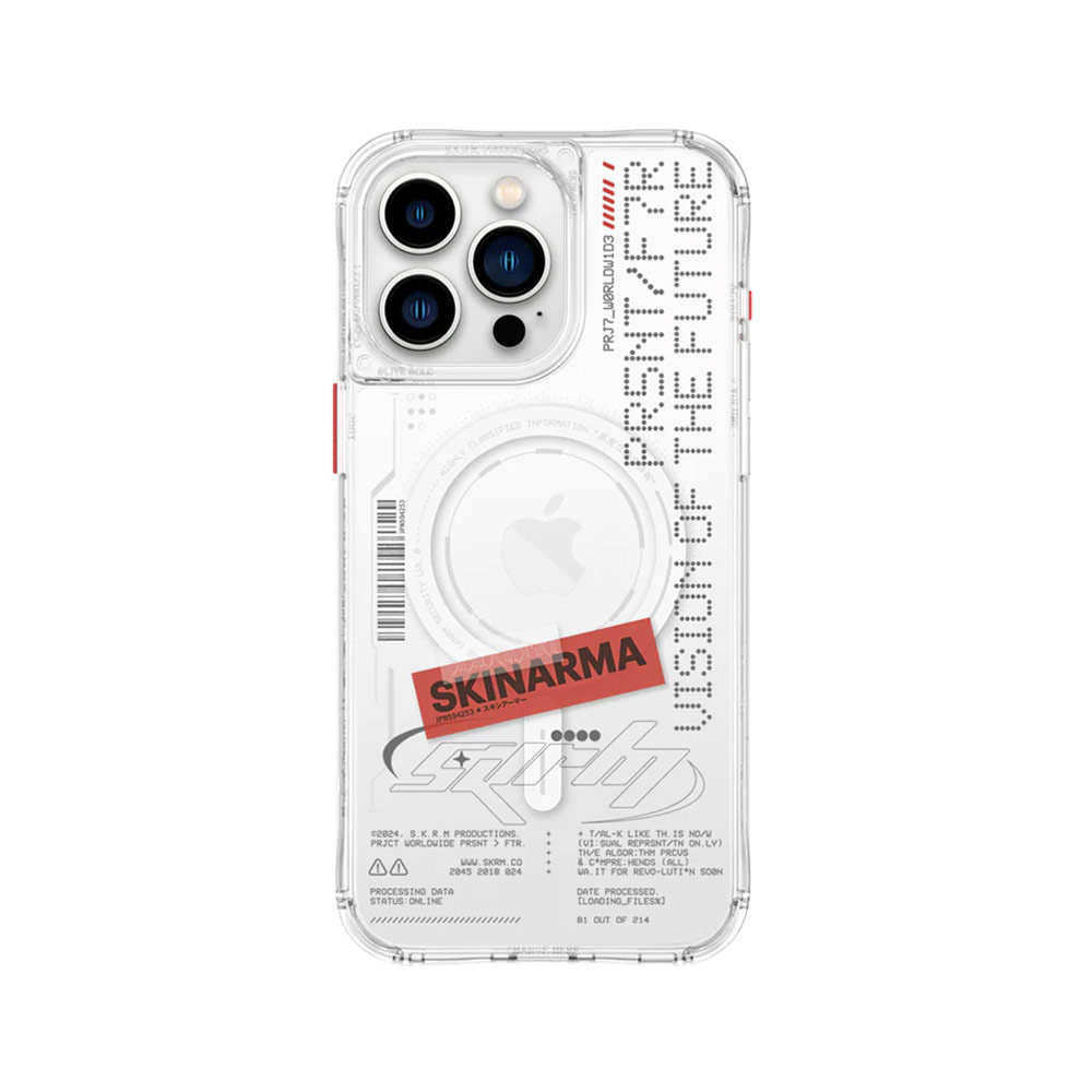 Picture of Apple iPhone 15 Pro 6.1 Case | Skinarma Orion Magsafe Compatible Drop Protection Case for iPhone 15 Pro 6.1 (Clear)