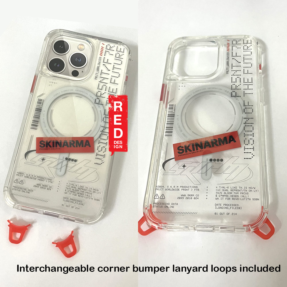 Picture of Apple iPhone 15 Pro Max 6.7 Case | Skinarma Orion Magsafe Compatible Drop Protection Case for iPhone 15 Pro Max 6.7 (Clear)