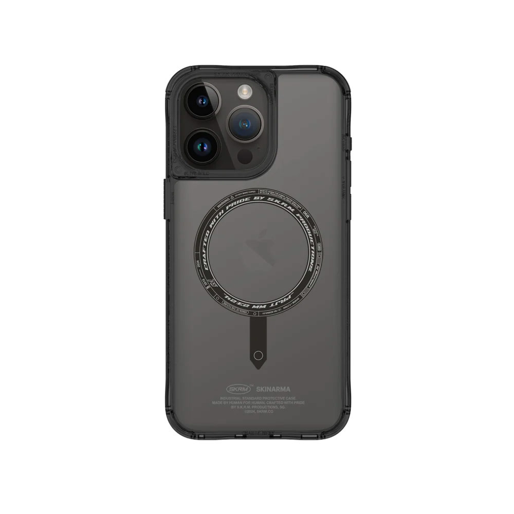Picture of Apple iPhone 15 Pro 6.1 Case | Skinarma Saido Magsafe Series Drop Protection Case for iPhone 15 Pro 6.1 (Black)