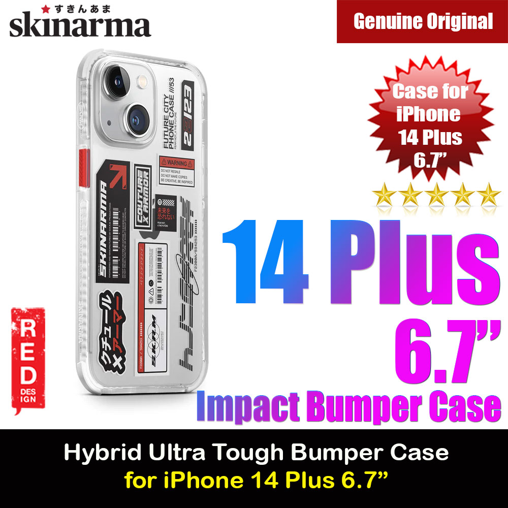Picture of Skinarma Taito Hybrid Waveline Impact Bumper with Enhanced 4 Corners Drop Protection Case for iPhone 14 Plus 6.7 (Clear) Apple iPhone 14 Plus 6.7- Apple iPhone 14 Plus 6.7 Cases, Apple iPhone 14 Plus 6.7 Covers, iPad Cases and a wide selection of Apple iPhone 14 Plus 6.7 Accessories in Malaysia, Sabah, Sarawak and Singapore 