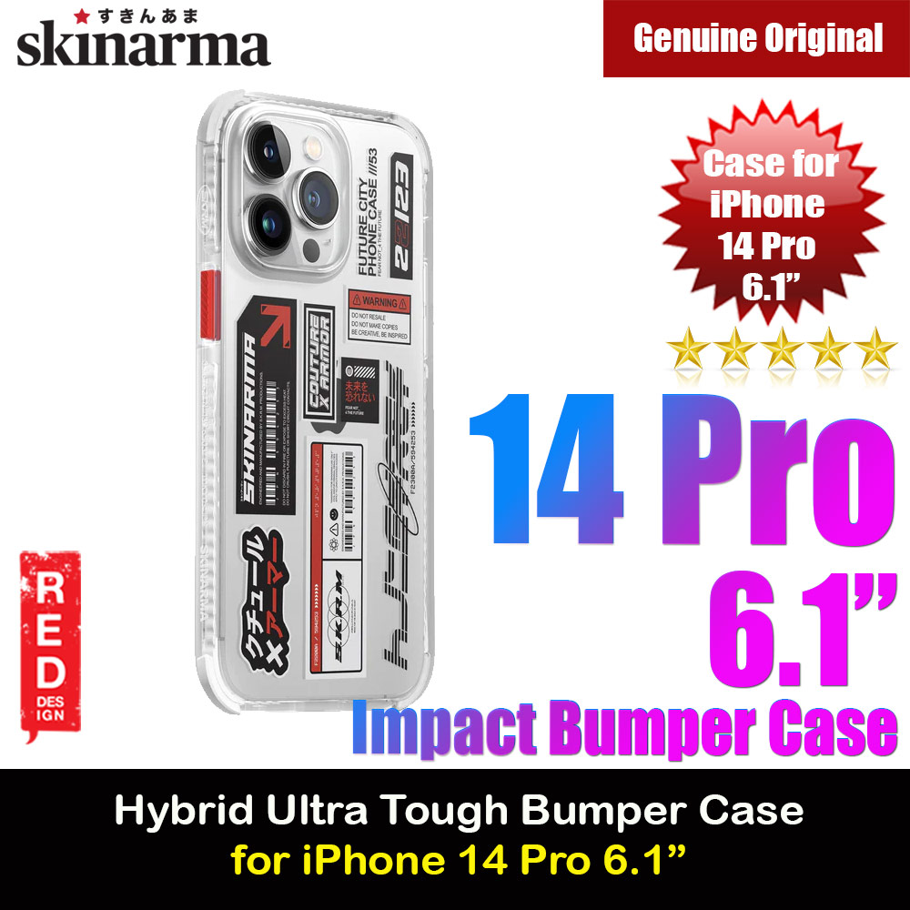 Picture of Skinarma Taito Hybrid Waveline Impact Bumper with Enhanced 4 Corners Drop Protection Case for iPhone 14 Pro 6.1 (Clear) Apple iPhone 14 Pro 6.1- Apple iPhone 14 Pro 6.1 Cases, Apple iPhone 14 Pro 6.1 Covers, iPad Cases and a wide selection of Apple iPhone 14 Pro 6.1 Accessories in Malaysia, Sabah, Sarawak and Singapore 