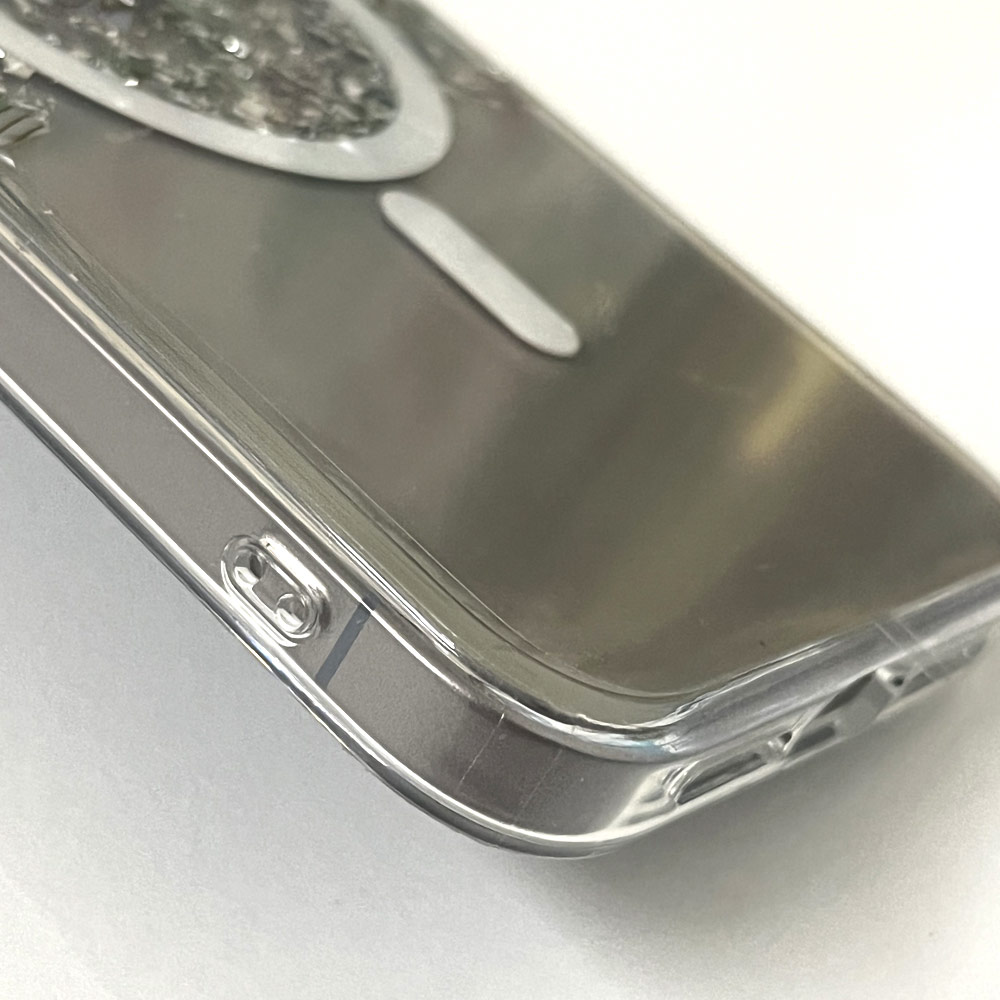 Picture of Apple iPhone 15 Pro Max 6.7 Case | Red Design Choices Starlight Shining Magnetic Magsafe Compatible Case for Apple iPhone 15 Pro Max 6.7 (Silver)