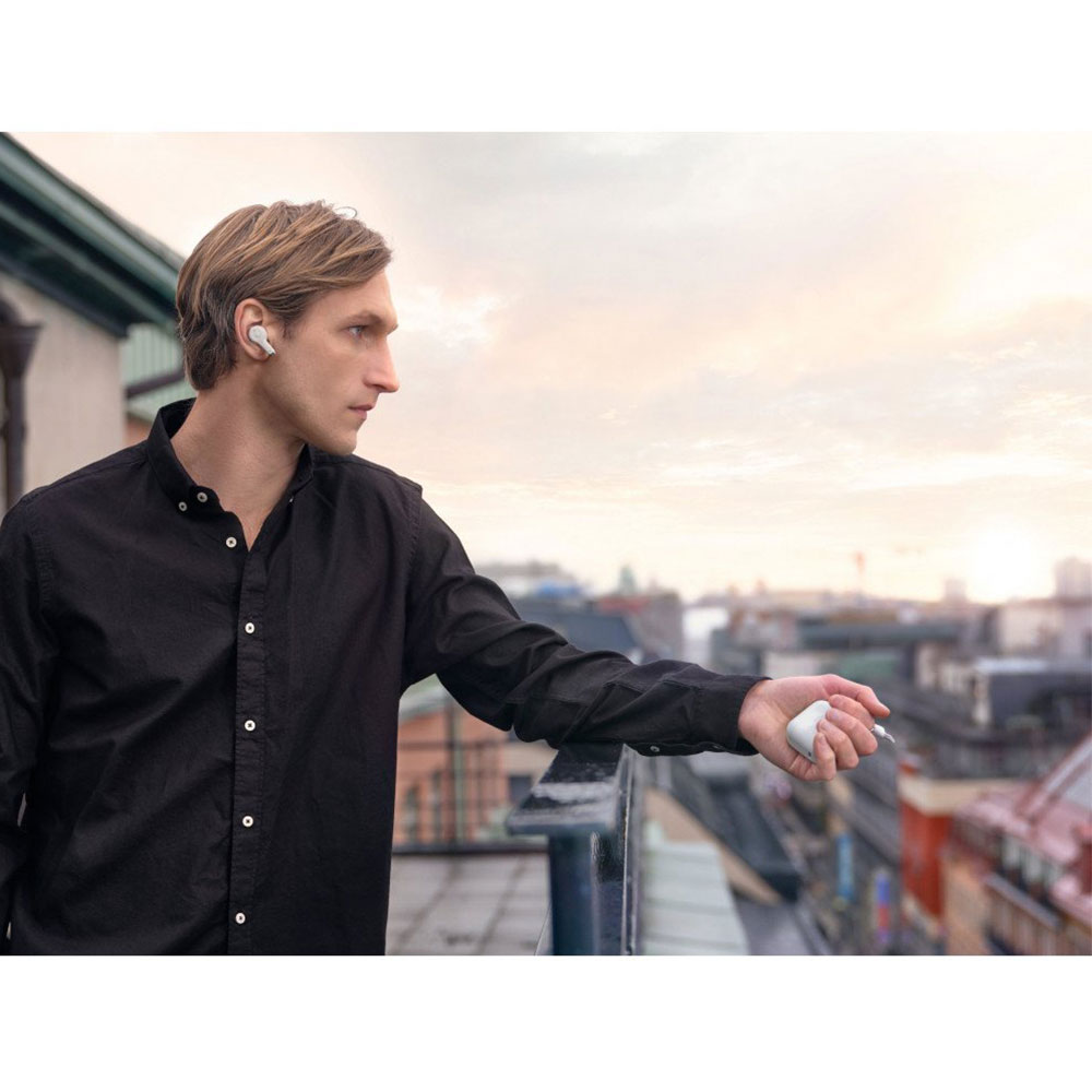 Picture of Sudio ETT Wireless Charge TWS True Wireless Bluetooth Earbuds (White)