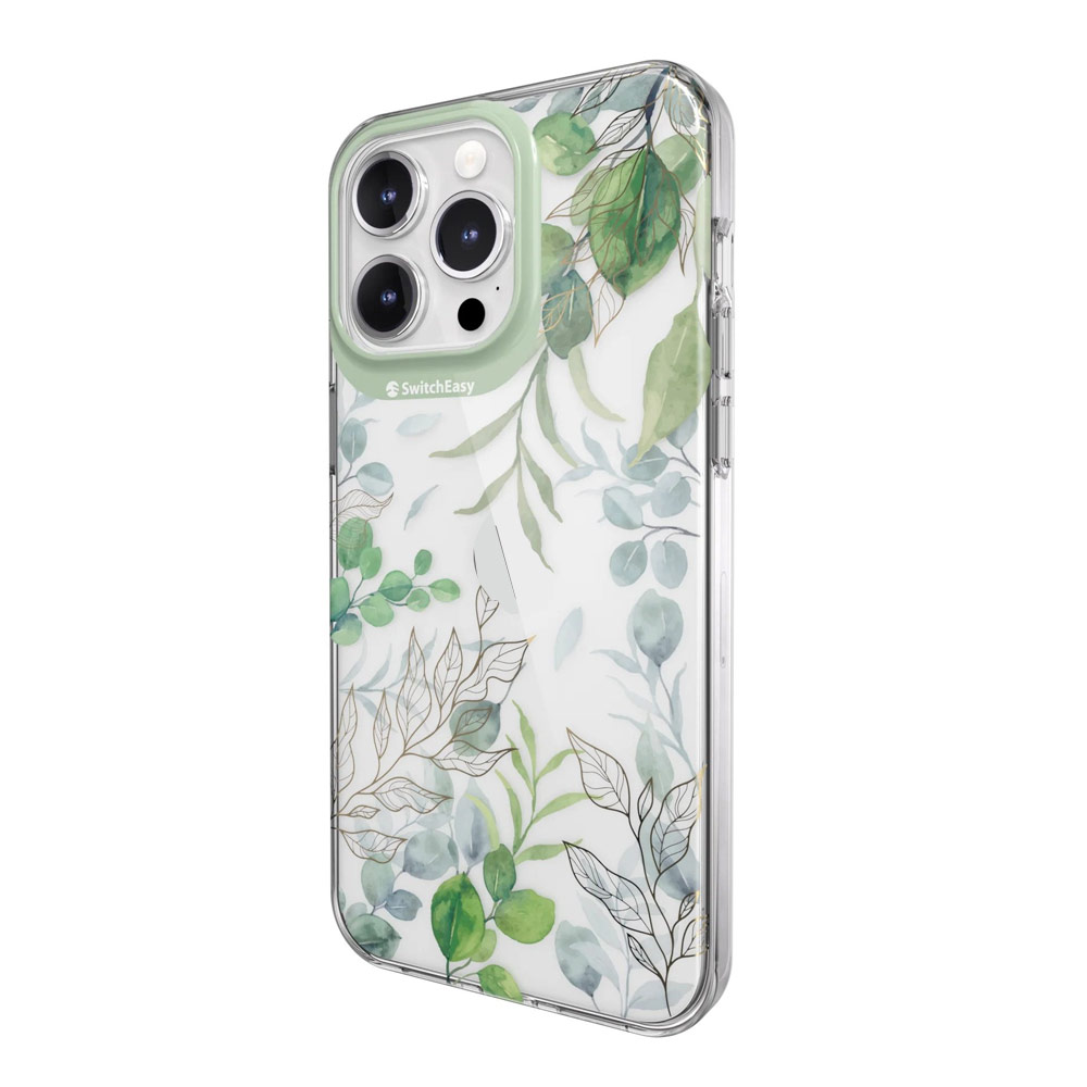 Picture of Apple iPhone 15 Pro 6.1 Case | Switcheasy Artist Double In Mold Decoration Fashionable Case for Apple iPhone 15 Pro 6.1 (Verde Green)