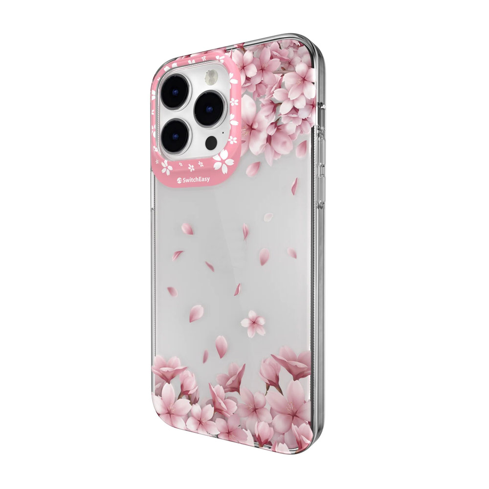 Picture of Apple iPhone 14 Pro Max 6.7 Case | Switcheasy Artist Double In Mold Decoration Fashionable Case for Apple iPhone 14 Pro Max 6.7 (Sakura)