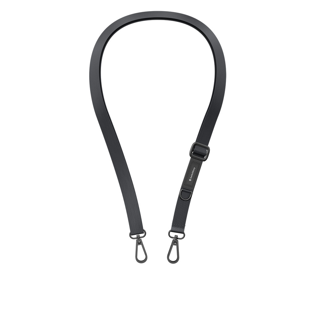 Picture of Switcheasy Easy Strap Crossbody Lanyard Shoulder Holder Card Link Adjustable Strap for any closed-bottom phone case (Dark Black)