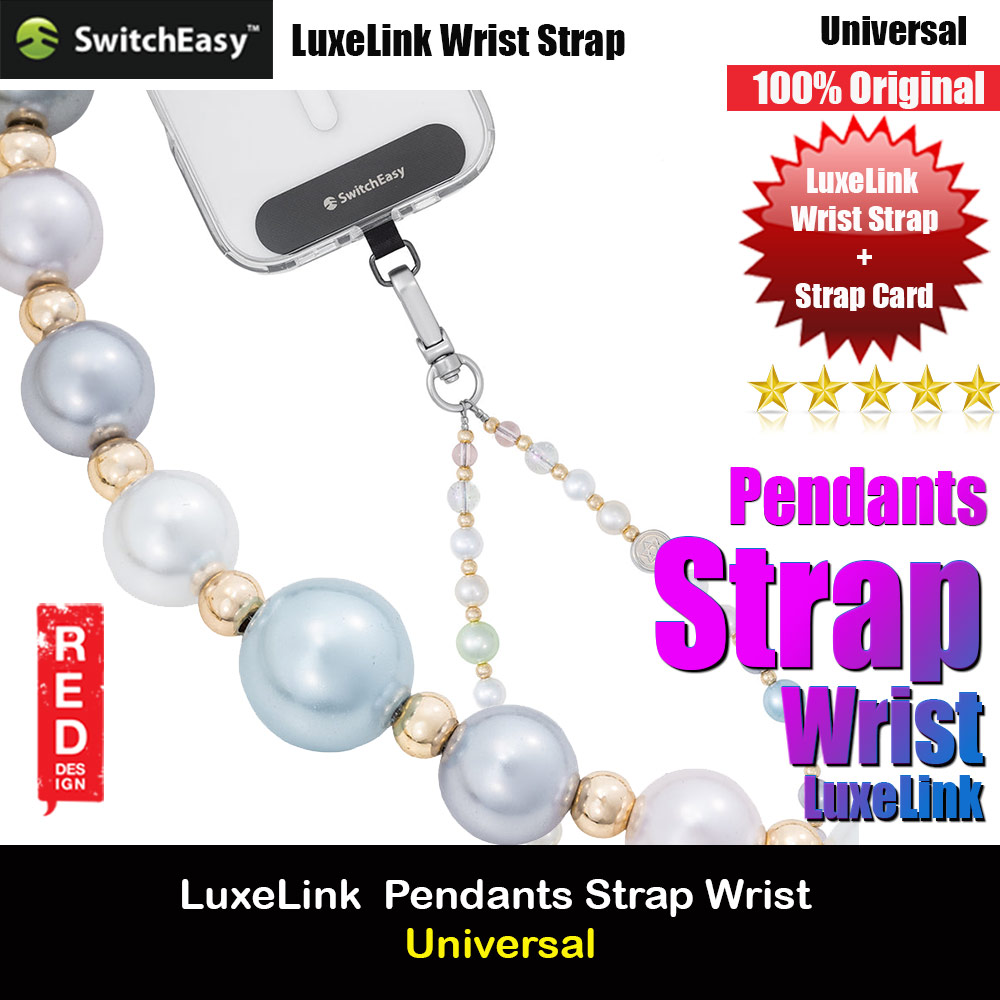 Picture of Switcheasy Luxe Pendan Wrist Strap Strap Card Phone Lanyard for any closed-bottom phone case (Pastel Dream) Red Design- Red Design Cases, Red Design Covers, iPad Cases and a wide selection of Red Design Accessories in Malaysia, Sabah, Sarawak and Singapore 