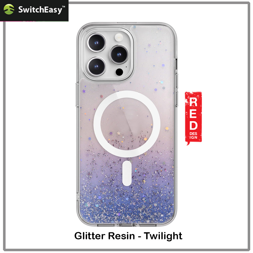 Picture of Apple iPhone 15 Pro Max 6.7 Case | Switcheasy Starfield 3D Decoration Fashionable Magsafe Compatible Case for Apple iPhone 15 Pro Max 6.7 (Twilight)