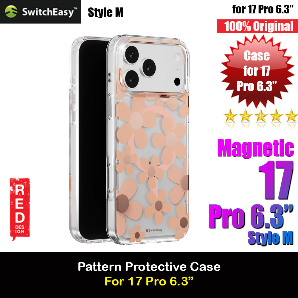 Picture of Switcheasy FleurM M 3D Flower Fashionable Magsafe Compatible Case for iPhone 17 Pro 6.3 (Pink) Apple iPhone 17 Pro 6.3- Apple iPhone 17 Pro 6.3 Cases, Apple iPhone 17 Pro 6.3 Covers, iPad Cases and a wide selection of Apple iPhone 17 Pro 6.3 Accessories in Malaysia, Sabah, Sarawak and Singapore 