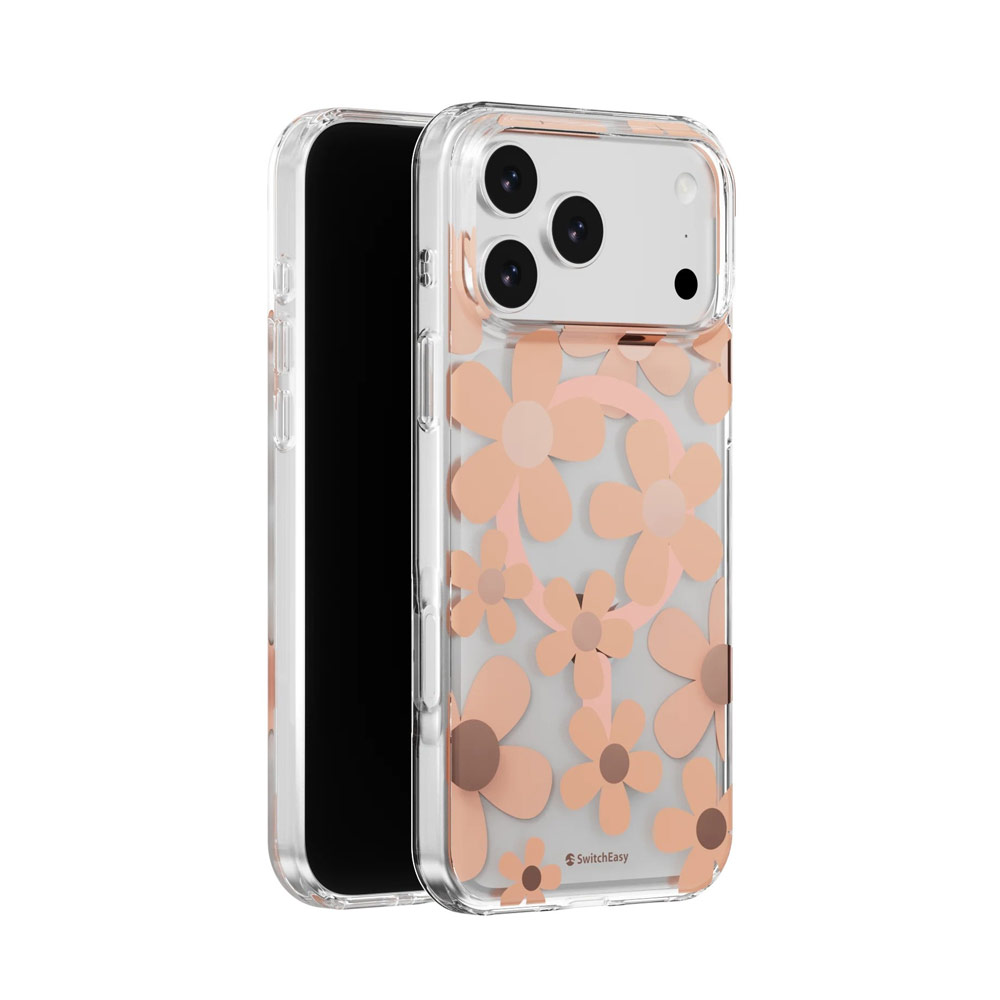 Picture of Apple iPhone 17 Pro 6.3 Case | Switcheasy FleurM M 3D Flower Fashionable Magsafe Compatible Case for iPhone 17 Pro 6.3 (Pink)