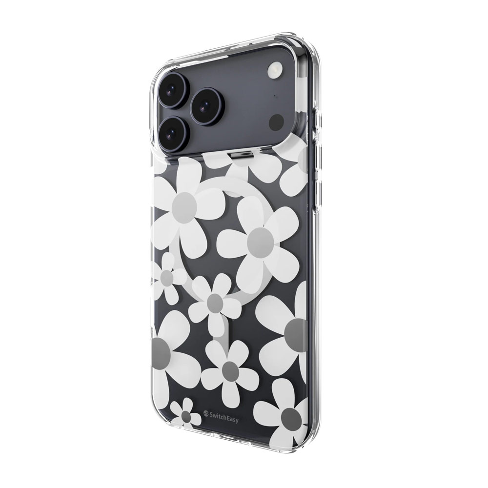 Picture of Apple iPhone 17 Pro 6.3 Case | Switcheasy FleurM M 3D Flower Fashionable Magsafe Compatible Case for iPhone 17 Pro 6.3 (White)