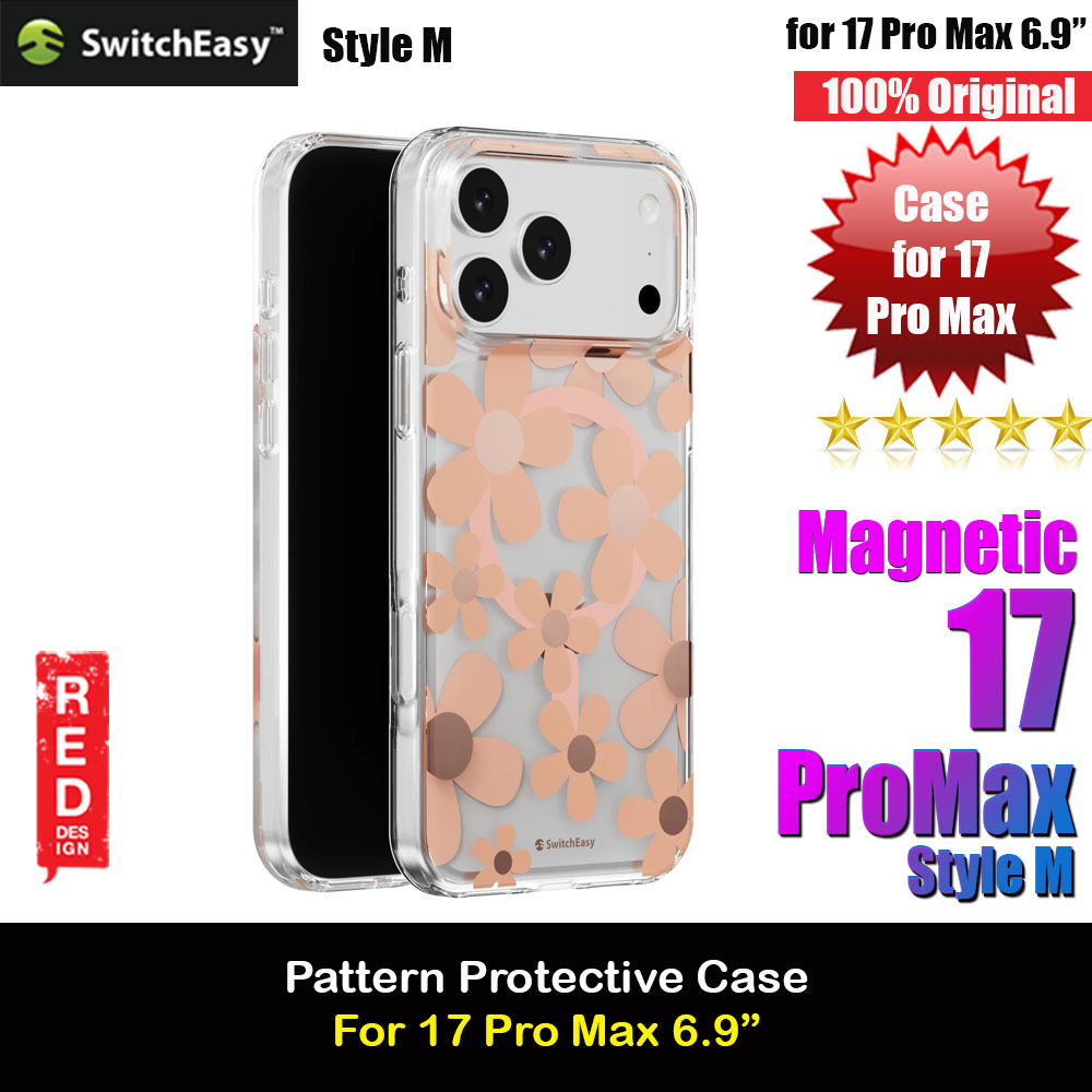 Picture of Switcheasy FleurM M 3D Flower Fashionable Magsafe Compatible Case for iPhone 17 Pro Max 6.9 (Pink) Apple iPhone 17 Pro Max 6.9- Apple iPhone 17 Pro Max 6.9 Cases, Apple iPhone 17 Pro Max 6.9 Covers, iPad Cases and a wide selection of Apple iPhone 17 Pro Max 6.9 Accessories in Malaysia, Sabah, Sarawak and Singapore 
