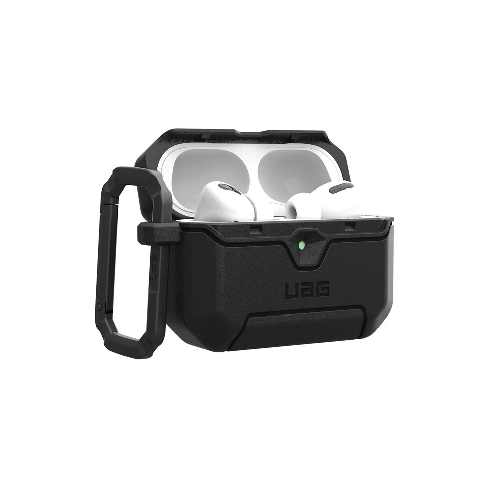 Picture of Apple Airpods Pro 3 Case | UAG Scout Rugged Case with Carabiner for Apple Airpods Pro 3 (Black)