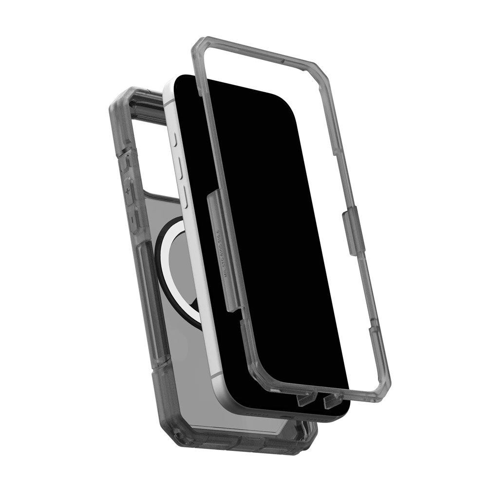 Picture of Apple iPhone 17 Pro Max 6.9 Case | UAG Trooper Magsafe Drop Proof Shock Absorbing Drop Protection Case for iPhone 17 Pro Max 6.9 (Ash)