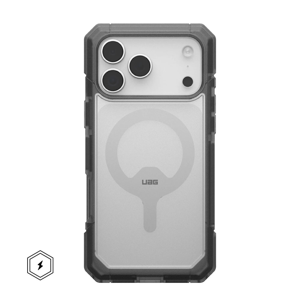 Picture of Apple iPhone 17 Pro Max 6.9 Case | UAG Trooper Magsafe Drop Proof Shock Absorbing Drop Protection Case for iPhone 17 Pro Max 6.9 (Clear Ash)