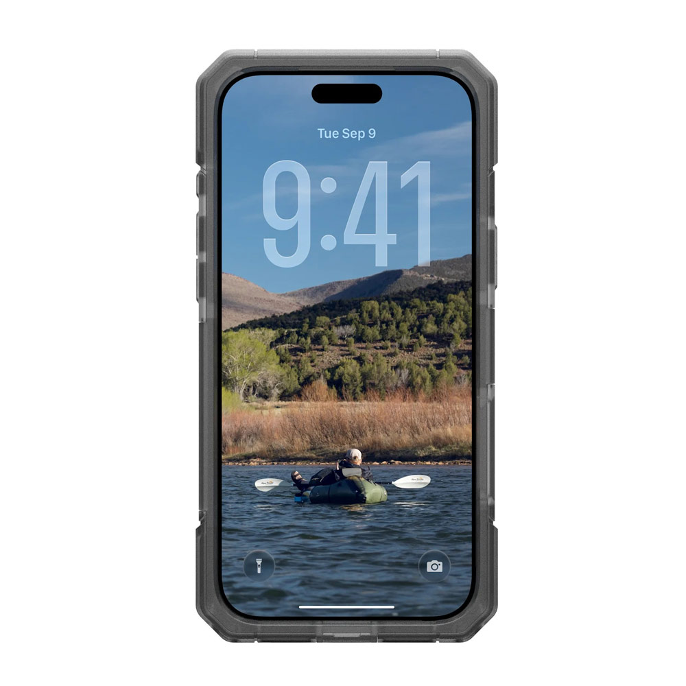 Picture of Apple iPhone 17 Pro Max 6.9 Case | UAG Trooper Magsafe Drop Proof Shock Absorbing Drop Protection Case for iPhone 17 Pro Max 6.9 (Clear Ash)