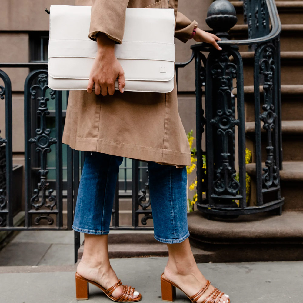 Picture of UAG [U] MOUVE Laptop Tablet Macbok Sleeve and Interior zipper pocket for pens small accessories for Laptop Macbook Tablet up to 13 inches ( Marshmallow)