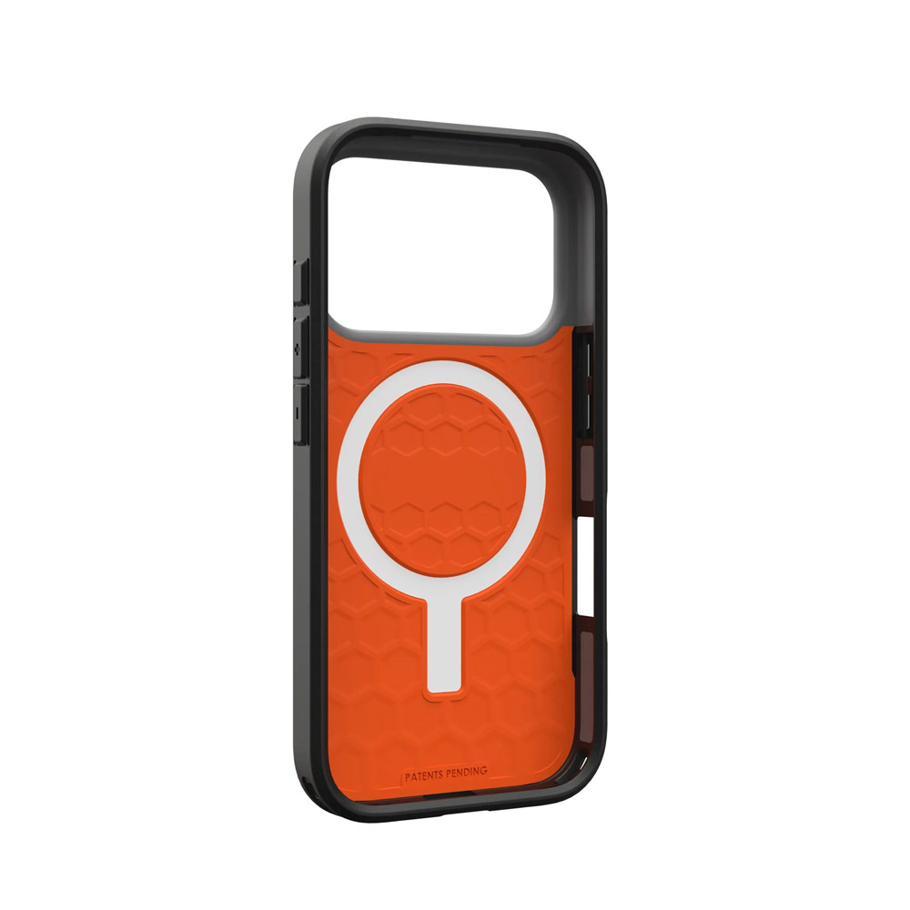 Picture of Apple iPhone 17 Pro Max 6.9 Case | UAG Civilian Magsafe Drop Proof Shock Absorbing Drop Protection Case Case for iPhone 17 Pro Max 6.9 (Orange)