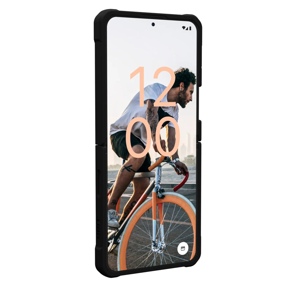Picture of Samsung Galaxy Z Flip 4 Case | UAG Civilian Series Drop Protection Case with Hinge Protection for Samsung Galaxy Z Flip 4 (Black)