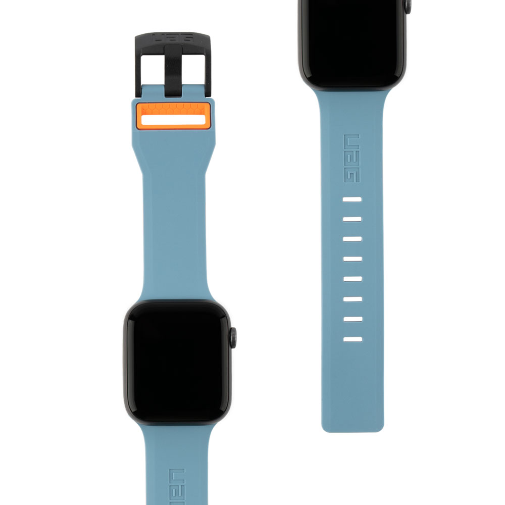 Picture of Apple Watch 49mm	Ultra  | UAG Civilian Silicone Strap for Apple Watch 42mm 44mm 45mm 49mm Ultra Series 4 5 6 7 8 SE SE2 (Slate Orange)