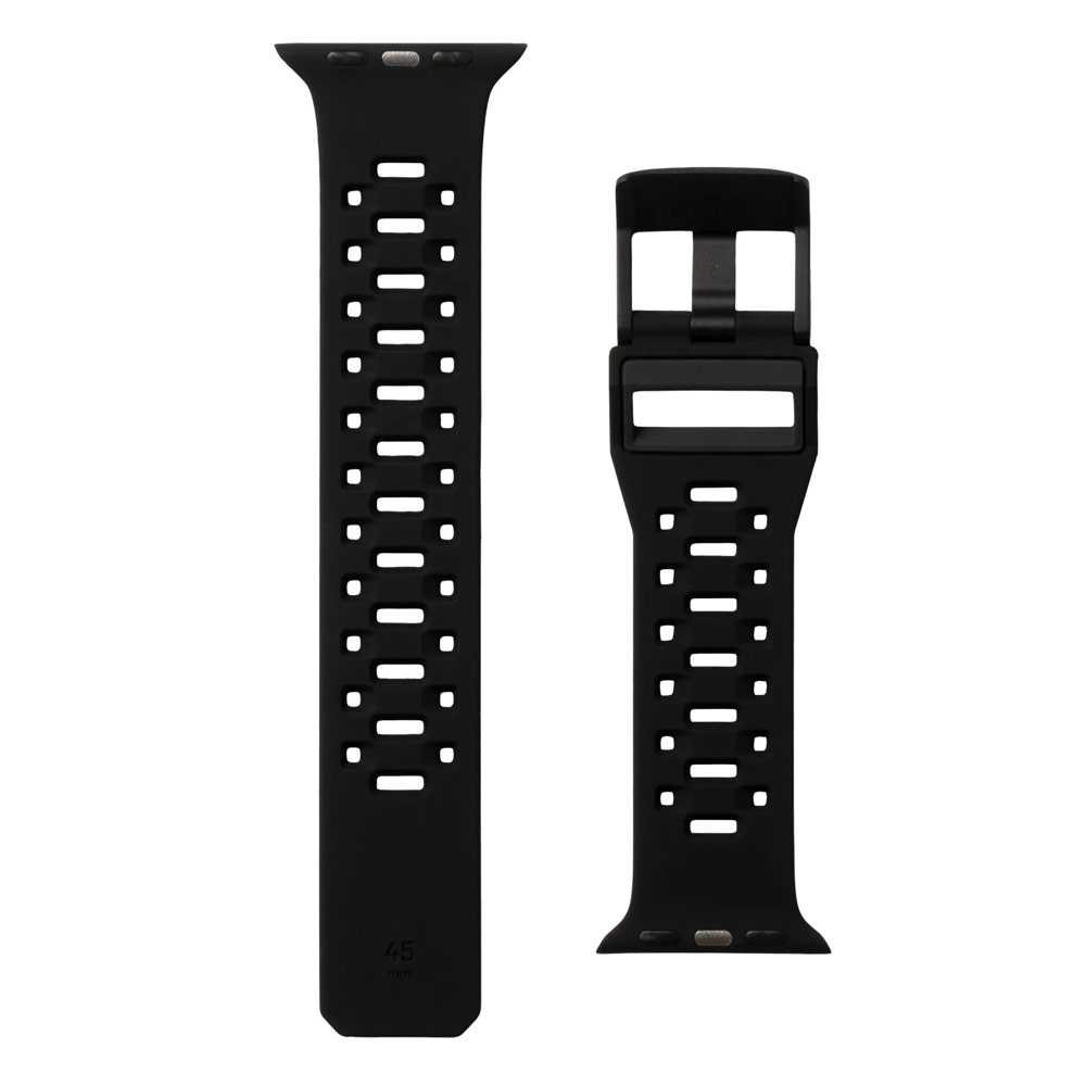 Picture of Apple Watch 49mm	Ultra 2  | UAG Civilian Silicone Strap for Apple Watch 49mm Ultra (Graphite Black)