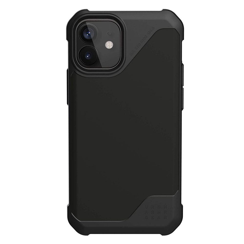 Picture of Apple iPhone 12 mini 5.4 | UAG Urban Armor Gear Metropolis LT Feather Light Heavy Duty Shockproof Slim Rugged Series for iPhone 12 Mini 5.4 (PU Black)