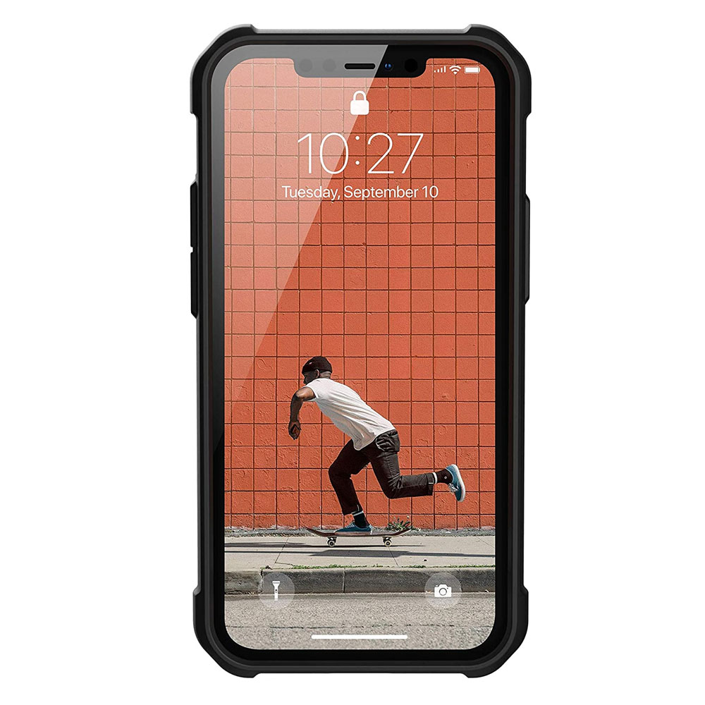 Picture of Apple iPhone 12 mini 5.4 | UAG Urban Armor Gear Metropolis LT Feather Light Heavy Duty Shockproof Slim Rugged Series for iPhone 12 Mini 5.4 (PU Black)