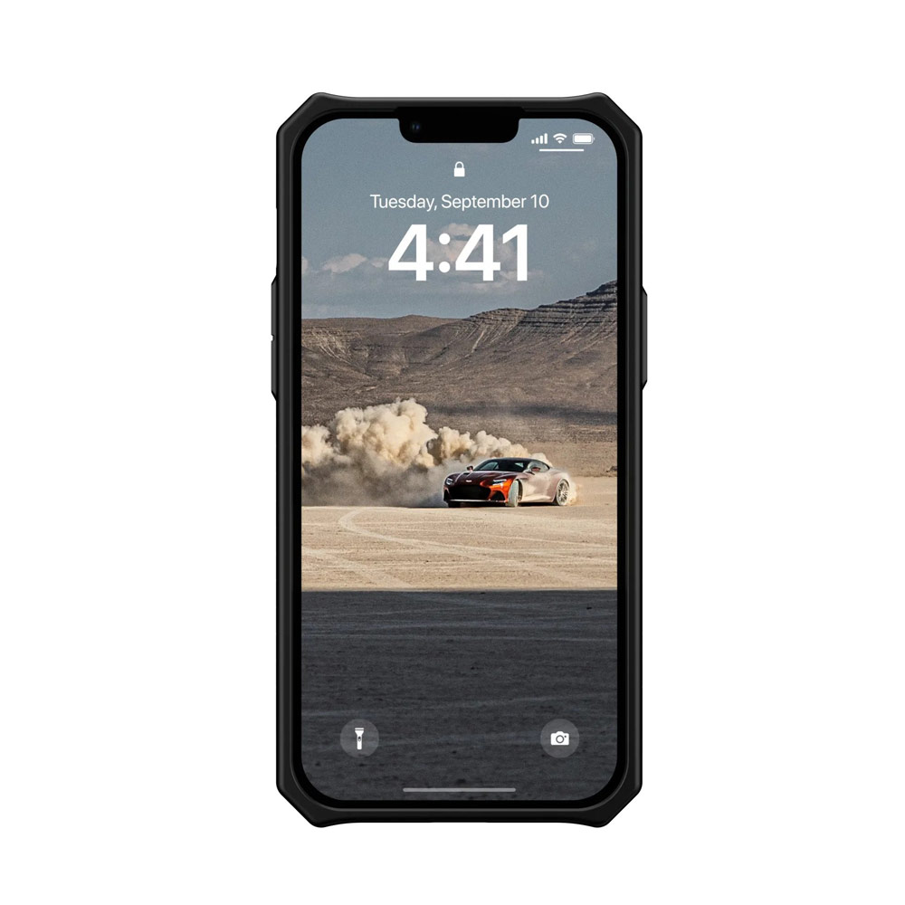 Picture of Apple iPhone 14 Plus 6.7 Case | UAG Monarch Drop Proof Protection Case for iPhone 14 Plus 6.7 (Kevlar Black)