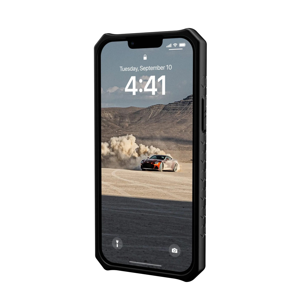 Picture of Apple iPhone 14 Plus 6.7 Case | UAG Monarch Drop Proof Protection Case for iPhone 14 Plus 6.7 (Kevlar Black)