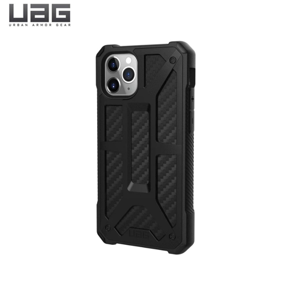 Picture of Apple iPhone 11 Pro 5.8 Case | UAG Monarch Series Drop Protection Case for Apple iPhone 11 Pro 5.8 (Carbon Fiber)