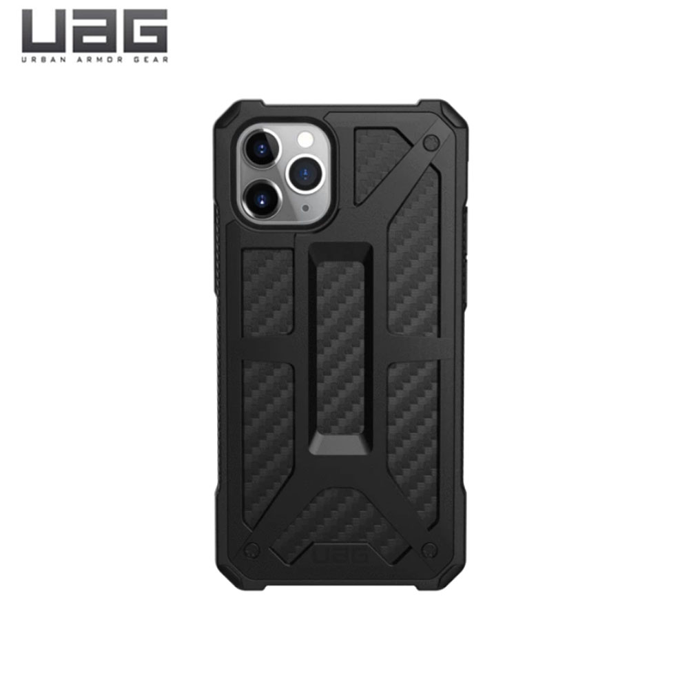 Picture of Apple iPhone 11 Pro 5.8 Case | UAG Monarch Series Drop Protection Case for Apple iPhone 11 Pro 5.8 (Carbon Fiber)