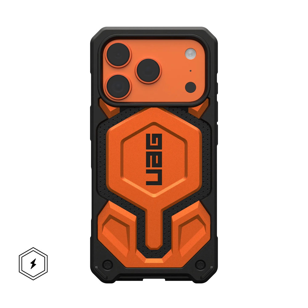 Picture of Apple iPhone 17 Pro Max 6.9 Case | UAG Monarch Pro Magsafe Compatible Drop Proof Case for iPhone 17 Pro Max 6.9 (Orange)