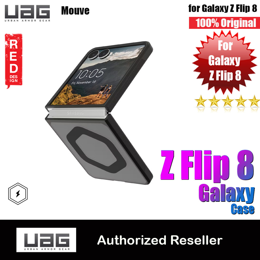 Picture of UAG Galaxy Z Flip 8 Case Mouve Slim Lightwight Protection Magnetic Case Cover Casing with Camera Protection Bezel Design (Ash) Samsung Galaxy Z Flip 8- Samsung Galaxy Z Flip 8 Cases, Samsung Galaxy Z Flip 8 Covers, iPad Cases and a wide selection of Samsung Galaxy Z Flip 8 Accessories in Malaysia, Sabah, Sarawak and Singapore 
