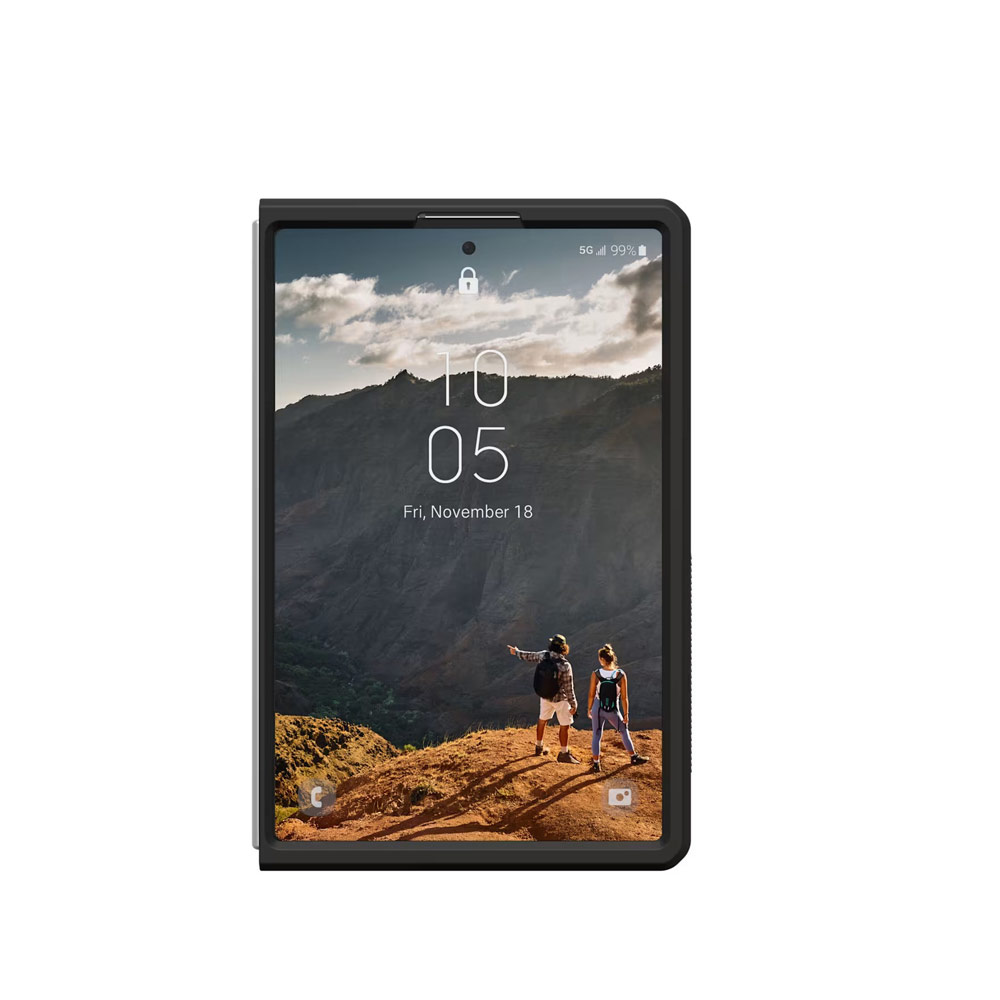Picture of Samsung Galaxy Z Fold 8 Case | UAG Galaxy Z Fold 8 Case Mouve Slim Lightwight Protection Magnetic Case Cover Casing with Camera Protection Bezel Design (Ash)