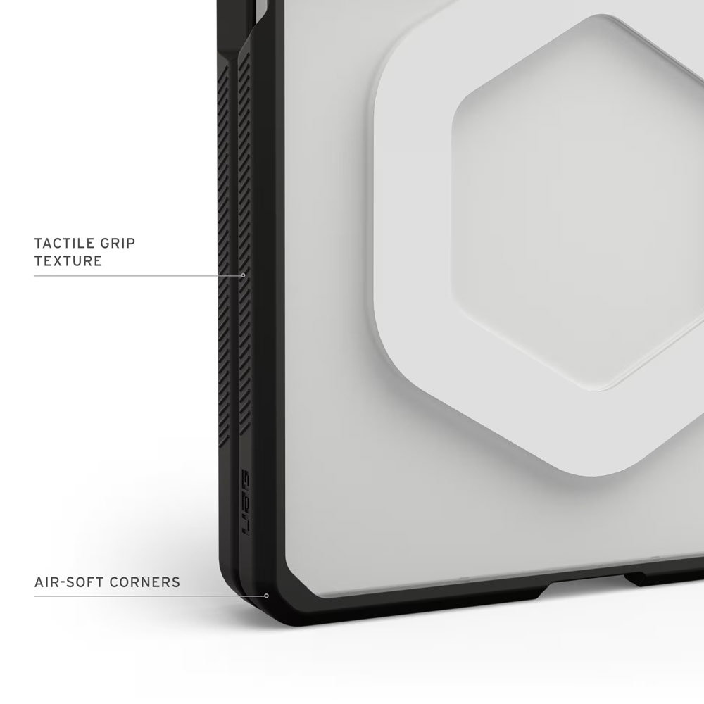 Picture of Samsung Galaxy Z Fold 8 Case | UAG Galaxy Z Fold 8 Case Mouve Slim Lightwight Protection Magnetic Case Cover Casing with Camera Protection Bezel Design (Ice)