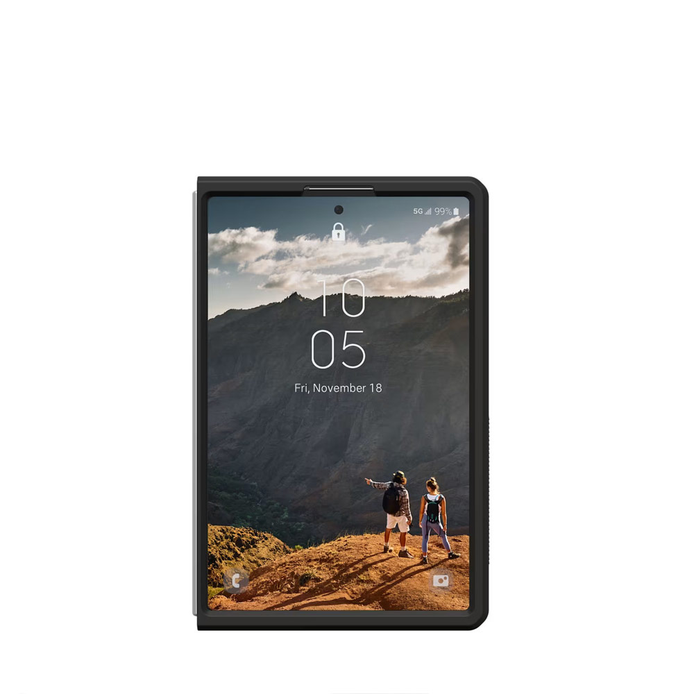 Picture of Samsung Galaxy Z Fold 8 Case | UAG Galaxy Z Fold 8 Case Mouve Slim Lightwight Protection Magnetic Case Cover Casing with Camera Protection Bezel Design (Ice)